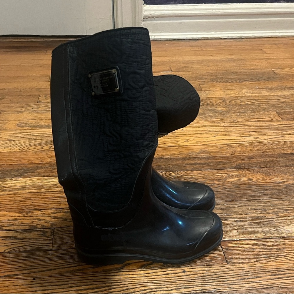 Marc By Marc Jacobs Black Winter Rain Boots